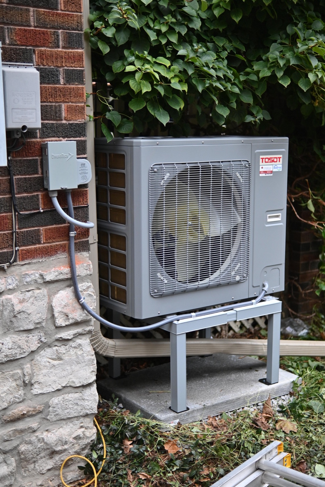 Cornerstone outdoor heat pump and air conditioning equipment