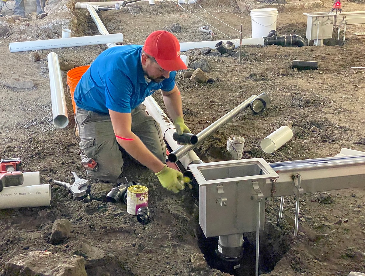Cornerstone plumbing installation work