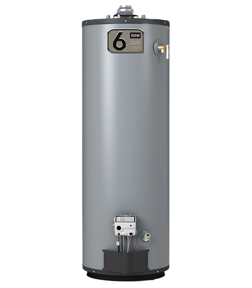 Natural gas water heater available through Cornerstone